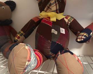 #88 Scappy Teddy Bear (fabric is scrappy) $20.00