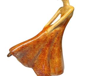 Signed Female Sculpture