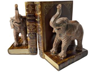 Elephant Bookends
