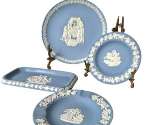 Blue Wedgwood Set