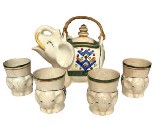 Elephant tea set