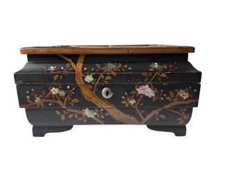 Antique Japanese Box with MOP inlay