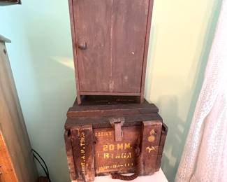 Ammo Box - Vintage Small Cabinet