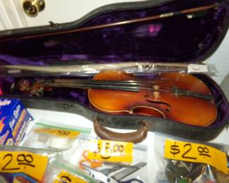 Violin in a case