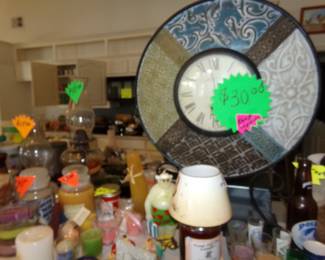 Clock and other decor