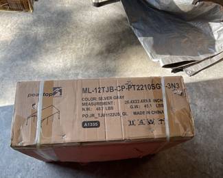 Peaktop Heavy Duty 12 x 20 upgraded heavy duty carport (new in box). 3 boxes total