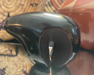 Juan Tafoya Pueblo Native American Bear Pottery Sculpture