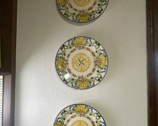 CMG Cermicas Hand Painted Plates Made in Portugal