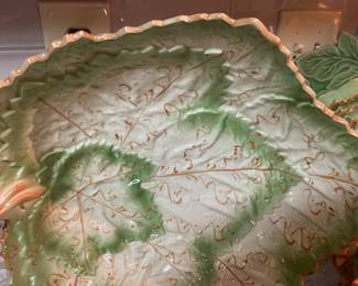 Belo Majolica Faiancas Vintage Portuguese Leaf Dishes