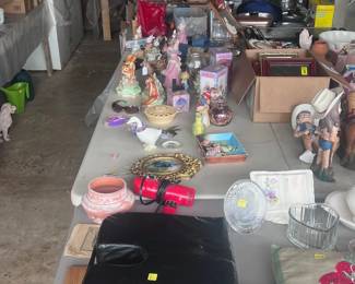 Variety of collectables.