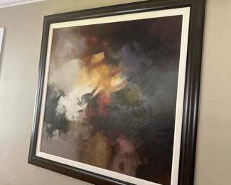 Art in Living Room-
DELAYED AVAILABILITY
This item is to remain with the house for staging purposes until such time as the house is under contract to be sold. It is estimated that item will be available for pickup mid July