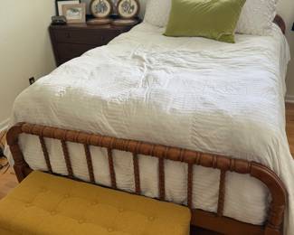 Bed in Master Bedroom-
DELAYED AVAILABILITY
This item is to remain with the house for staging purposes until such time as the house is under contract to be sold. It is estimated that item will be available for pickup mid July