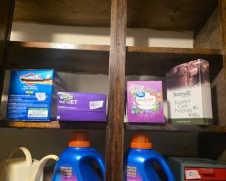 More cleaning supplies