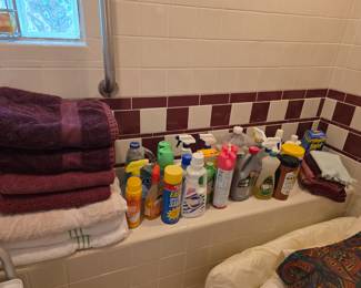 Bathroom - more linens & cleaning