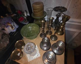 Home decor including candles & candle holders