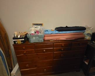 Chest - more fabric & notions