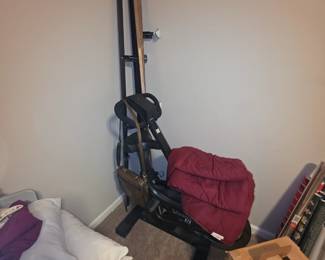 Bedding and stationary bike