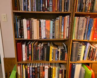 More books & bookcases