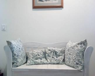 HU119Bench Framed Art