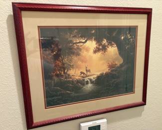 WE HAVE 2 VERY NICE SIGNED FRAMED WINDBERG PRINTS.
