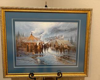 G. HARVEY FRAMED SIGNED NUMBERED TITLED [FORTY NINERS]