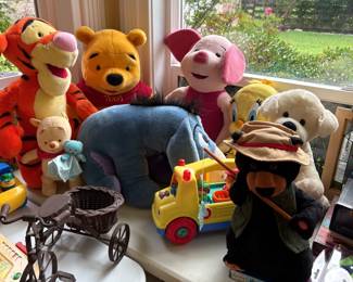 WINNIE THE POOH STUFFED ANIMALS AND MORE.