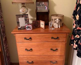 RARE DRESSER FOR 1950s ROY ROGERS BEDROOM SET. DESK IS ALSO AVAILABLE AT THIS SALE.