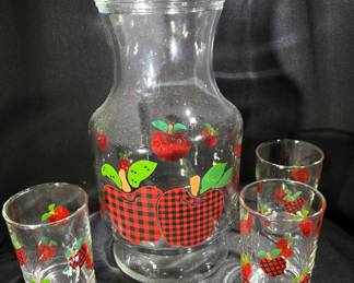 Vintage Apple Juice Decanter