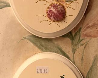 Vintage “Shell” Plaques