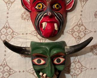 Vintage Diablo masks