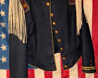 Double D Ranch Wear Native adorned U.S. Cavalry jacket. Small