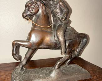 Original 1880s-1910 cast metal souvenir from Buffalo Bill’s Wild West show
