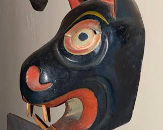 Inuit tribal mask