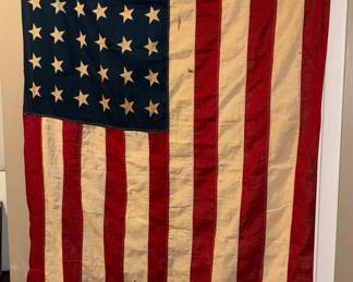 Vintage 48 star U.S. flag