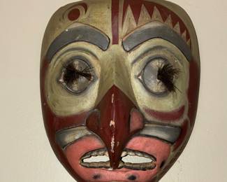 Inuit tribal mask