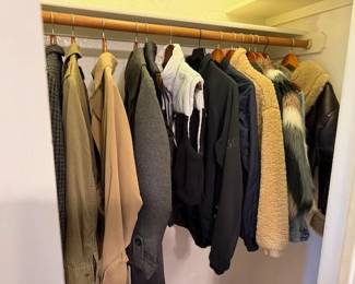 Closet of outerwear