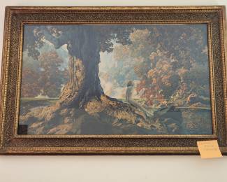 Vintage Maxwell Parrish "Dreaming" print