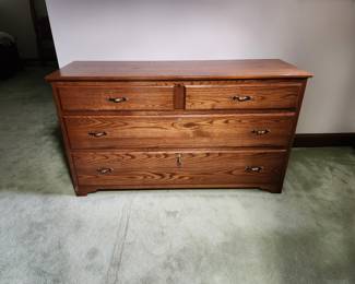 Exterior of Amish-crafted sporting goods cabinet