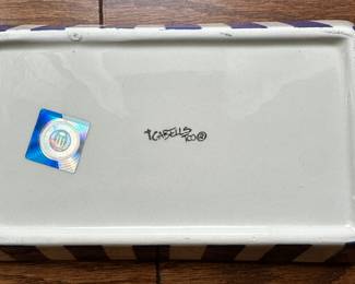 D113 - $25. UK "T Cabells Too" Small Serving Platter. T Cabells Too
