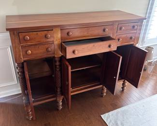 D1 - $525 - Gorgeous Solid Wood Sideboard. Overall Great Condition. Minor signs of wear. Very Solid! Please see photos. 60" x 21" x 44"T