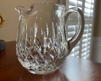 D85 - $25. Waterford 6" Pitcher