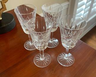 D83 - $30 - Waterford Lismore Sherry Glasses (set of 4).