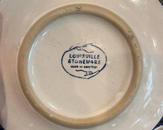 D41 - $650 for all PRESALE. Louisville Stoneware. Or we will split the set when shoppers start coming. 11 Dinner Plates. 5 Salad Plates. 9 Bread Plates. 9 Cereal Bowls. 4 Soup Bowls. 9 Mugs, 1 - 8"Round, 1- 7 x 9 oval dish /bowl , 1 - 11 x 12 oval serving plater, S & P Set , 5-6-8" Canisters w lids, 7' Canister w no lid, 1 - 8x11 Casserole Dish w lid , 1 - 10x12 casserole w no lid, 1 - 9" Serving Bowl, 1, 11" Serving Bowl, 1 - 7" Pitcher, Sugar dish, 2 Misc Bowls, Butter Dish w/ cover, and Divided Dish