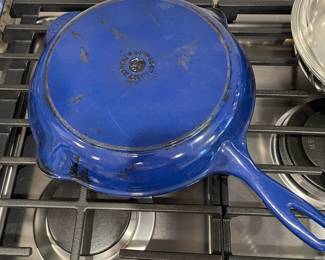 D92 - $35. Le Creuset 10" Cast Iron. Shows signs of use but still in very good condition.