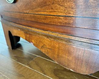 D24 - $300 Each. *2* Available. The Palmer Home Collection by Lexington 4 drawer chest (small dresser / large nightstand size). Measures 38" W x 17.5" D x 36" Tall. Overall both are in very good condition - (most of the wear is on the feet from a vacuum or minor veneer chips)