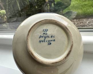 D128 - $15. Vintage Delft Pitcher.