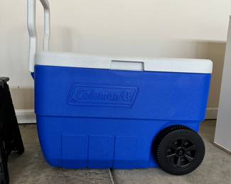 D108 - $30. Coleman Rolling Cooler.
