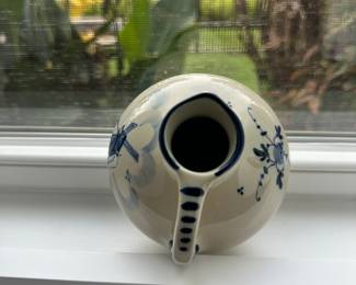 D128 - $15. Vintage Delft Pitcher.