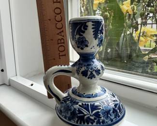 D121 - $10. Delft Candlestick Holder.
