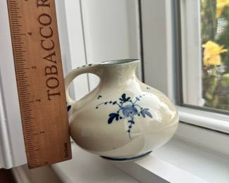 D128 - $15. Vintage Delft Pitcher.